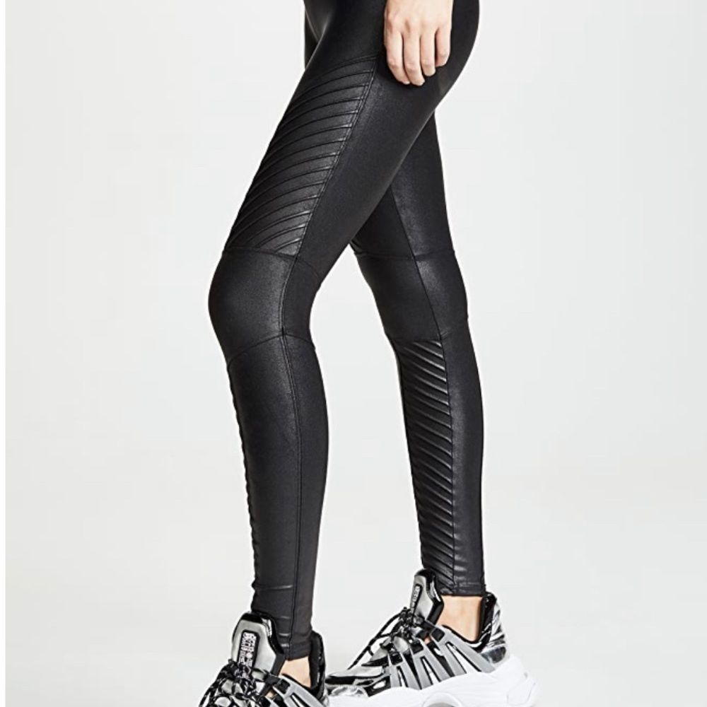 7 For All Mankind- Moto Liquid Leggings - Picture 4 of 5